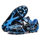 thumbnail image 3 of Zapatos de fútbol para niños y niñas, botas de fútbol antideslizantes, tacos, zapatillas de fútbol para césped, 2Km11-Azul-38 brillar Electrónica, 3 of 5