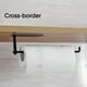 thumbnail image 4 of Soporte para papel de cocina redondo de acero inoxidable, no perforado, portarrollos de cocina, soporte para papel de cocina, 4 of 5