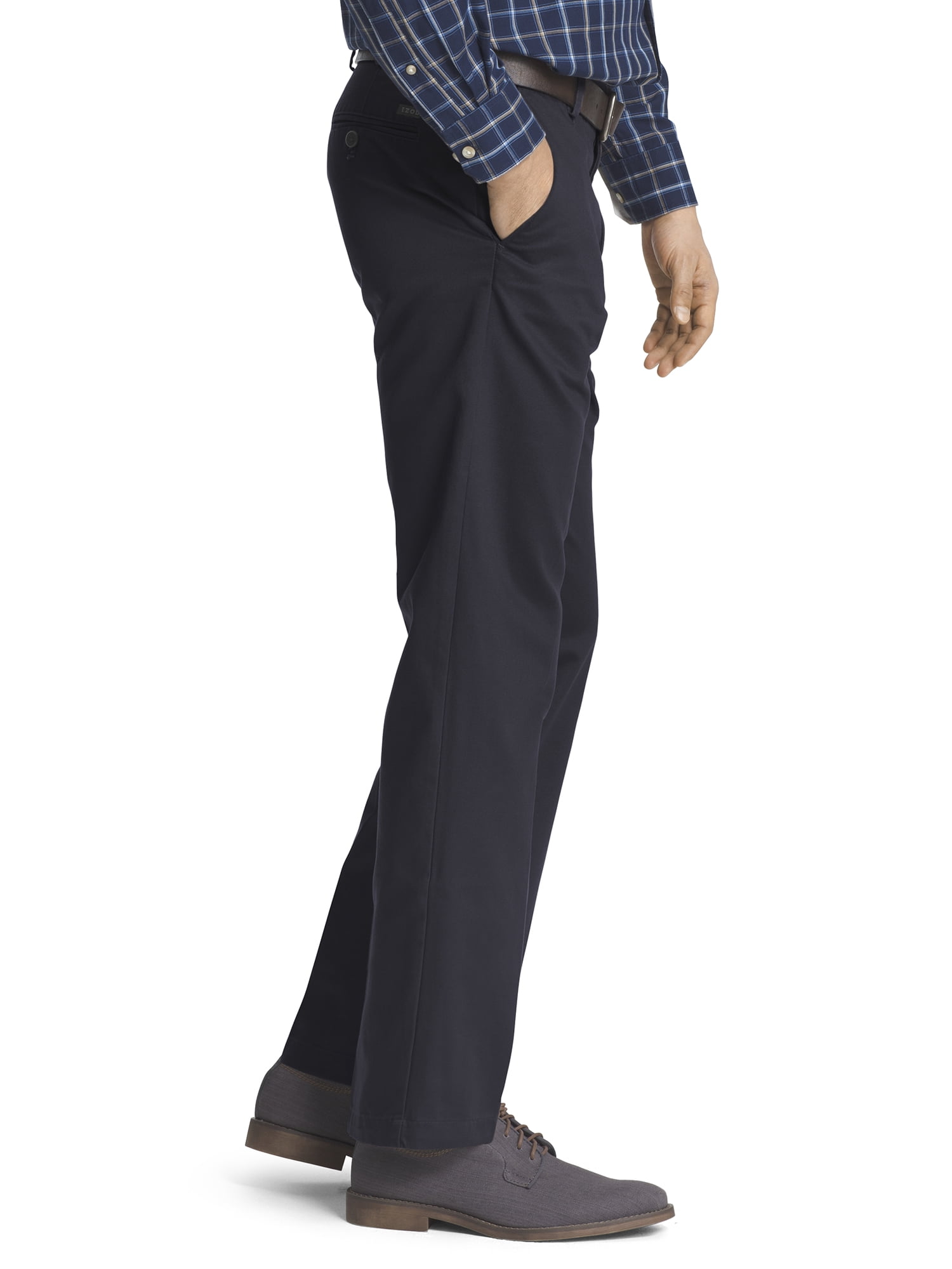 IZOD Men's American Chino Straight Fit Flat Front Pant