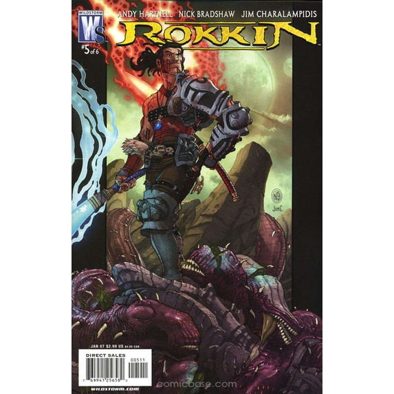Rokkin #5 VF ; WildStorm Comic Book