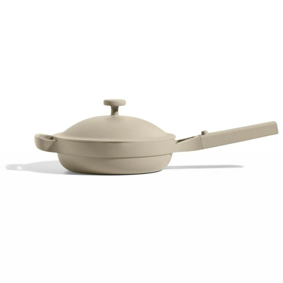 Mini sartén Our Place Always Pan de 2.0-8.5” (1.2 cuartos) antiadherente, de cerámica libre de toxinas | Sartén de aluminio 10 en 1 patentada | Apta para horno, inducción y todo tipo de cocinas hasta