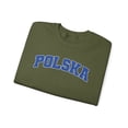 thumbnail image 3 of Polska Poland Polish Sweatshirt Gifts Crew Neck Shirt Long Sleeve Unisex, 3 of 7