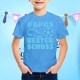 thumbnail image 2 of XASZHN Fête des Pères Mode Décontractée T-Shirt Ample Bleu Ciel 10-11 Ans, 2 of 4