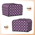 thumbnail image 2 of KLL Skull Flower Print 4 Slice Toaster Dust Covers Kitchen Small Appliance Cover with 2 Pockets,Can hold Jam Spreader Knife & Toaster Tongs (12.4 x 10.6 x 8.2), 2 of 6