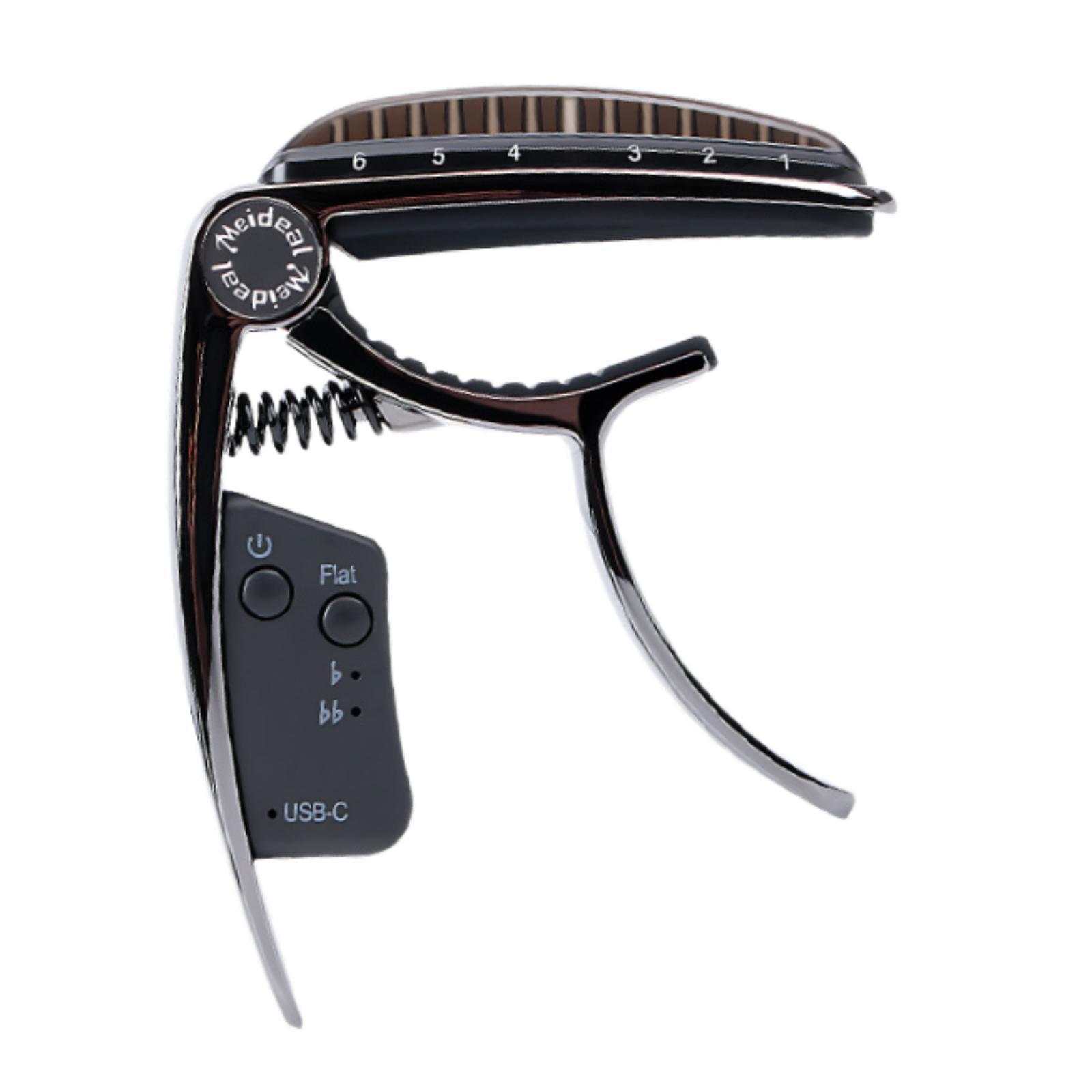 Guitar Capo Quick Change Clamp Guitar Accessory Zinc Alloy Design Suitable for Acoustic Electric Beginners