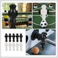 thumbnail image 2 of EeaseCA 10Pcs Football Machine Player Foosball Machine Football Man Table Soccer Players Replacement Parts, 2 of 8
