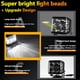 thumbnail image 4 of Luz de trabajo LED de 3 lados, 6000 K, 100 W, luces de conducción IP67, 4 of 7