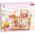 HABA Little Friends Dollhouse City Villa with 10 Pieces of Furniture