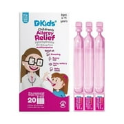 DrKids - CHILDRENS ALLERGY RELIEF MEDICINE. FAST- ACTING, DYE-FREE DIPHENHYDRAMINE ORAL SOLUTION, SINGLE-USE VIALS (20 COUNT)