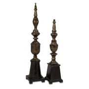 Angle View: Set of 2 Towering Spire Table Top Decorative Accents
