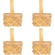 thumbnail image 1 of wonima44 4pcs Flower Baskets Mini Woven Baskets with Handles Rustic Wedding Flower Girl Basket Flower Candy Chocolate Gift Box for Wedding Easter Party Wood Basket Favors Storage Basket, 1 of 1