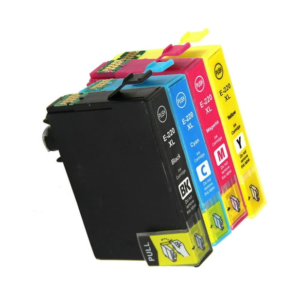 L-ink Compatible Epson 220XL Ink Cartridge Set (BK, C, M, Y) (T220XL, T220XL120, T220XL220, T220XL320, T220XL420)