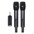 thumbnail image 2 of Microphone Wireless Microphone System with Handheld Mic Professional Dynamic Microphones for Home Cinemas Karaoke  Speech Wedding Party Singing Plug and Play Rechargeable, 2 of 7