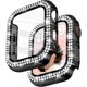 thumbnail image 1 of Yanonmyfd Funda para reloj brillante con protector de visualización HD para mujer compatible con Apple Watch de 49 mm de diámetro, protector de cara para iWatch Series Ultra 3/2/1, color dorado, 1 of 29