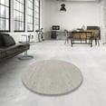 thumbnail image 4 of Ahgly Company Machine Washable Indoor Round Contemporary Sage Green Area Rugs, 7' Round, 4 of 7