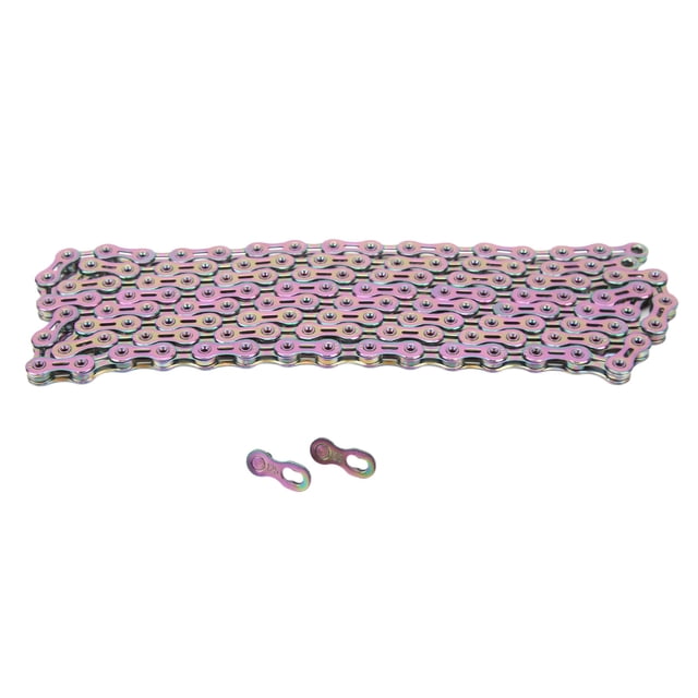 Bike Chain, 12 Speed Bike Chain Outer Chamfer Design Mountain Bike Chain Alloy Steel Bike Replacement Chains Applicable to All Kinds of 12 Speed, 2 X 12 Speed and 3 X 12 Speed