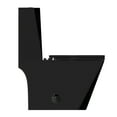 thumbnail image 3 of WinZo WZ5070B Rectangular One Piece Toilet  Elongated Square Bowl Flush Powerful Flushing Unique Modern Design Glossy Black 12"Rough-in, 3 of 6