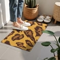thumbnail image 4 of Yellow and Brown Of Leopard Print Door Rugs,Washable Non Slip Door Mats Indoor,Decorative Door Mats,Entry Mat Indoor for Entrance,Bedroom,Kitchen,Bathroom,16"x24", 4 of 6