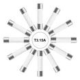 thumbnail image 4 of Uxcell 10Pcs 6x30mm Ceramic Fuse 250V Slow Blow Ceramic Fuses for LCD TV T3.15A, 4 of 6