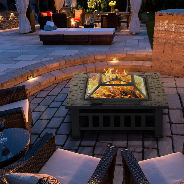Backyard Patio Garden Stove Fire Pit, Fire And Ice Fire Pit