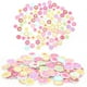 thumbnail image 2 of 200 Uds. Botones de flores pintados de madera surtidos accesorios para manualidades de costura DIY 20mm, 2 of 14