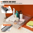 thumbnail image 3 of BENTISM Pull Out Cabinet Under Sink Organizer 20 x 21 inch Wire Drawer Basket, 3 of 9