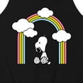 thumbnail image 3 of Peanuts - Snoopy Looking Up Rainbow - Men's Jersey Tank Top, 3 of 6