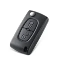 thumbnail image 3 of Dandkey 2/3/4 Button Flip Remote Key Shell For Peugeot 207 307 308 407 607 For Citroen C4 C5 C3 Berlingo Xsara HU83/VA2 Fob Case, 3 of 7