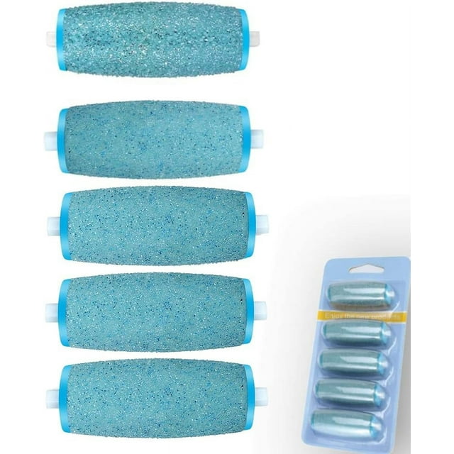 LAICAIW Electronic Foot File Replacements for Amope Pedi Perfect, Callus Remover Refills 1 Extra&4 Regular Contains Shell Powder\u2026
