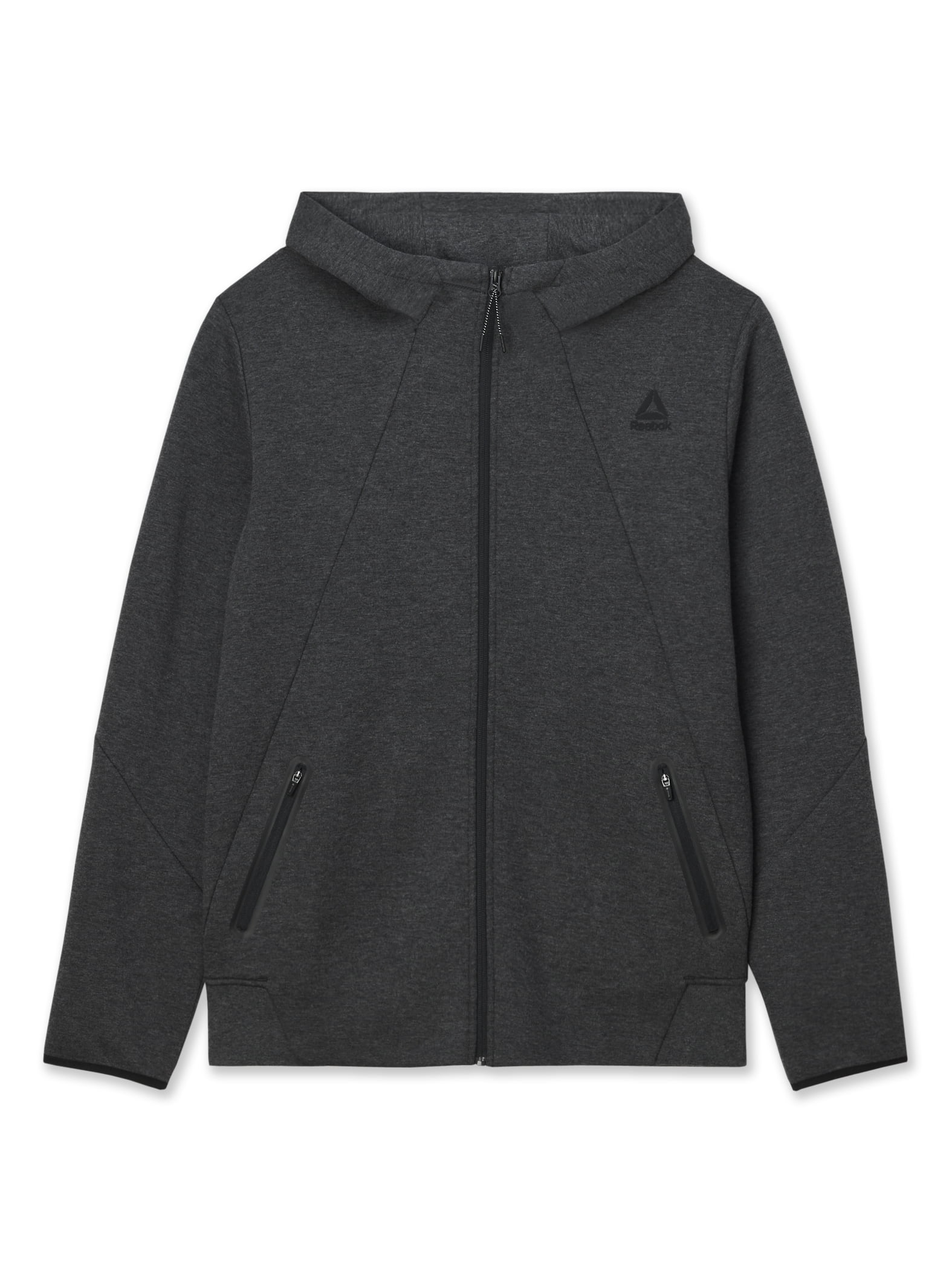 Reebok Men's and Big Men's Momentum Fleece Full Zip Hoodie, Sizes XS-5XL