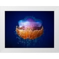thumbnail image 1 of Luckyguy 18x15 White Modern Wood Framed Museum Art Print Titled - Fried Egg Jellyfish, 1 of 4