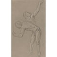 thumbnail image 2 of Charles Haslewood Shannon 10x14 Gold Ornate Wood Frame and Double Matted Museum Art Print Titled - Two Male Figures- Study for ‘The Good Samaritan’ (1918), 2 of 4