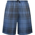 thumbnail image 2 of GZHJMY Buffalo Plaid Pajama Pants Short for Men, Lounge Pants Lightweight Men Pajama Bottoms with Drawstring Pockets, Christmas New Year Birthday Gifts, X-Large, 2 of 7