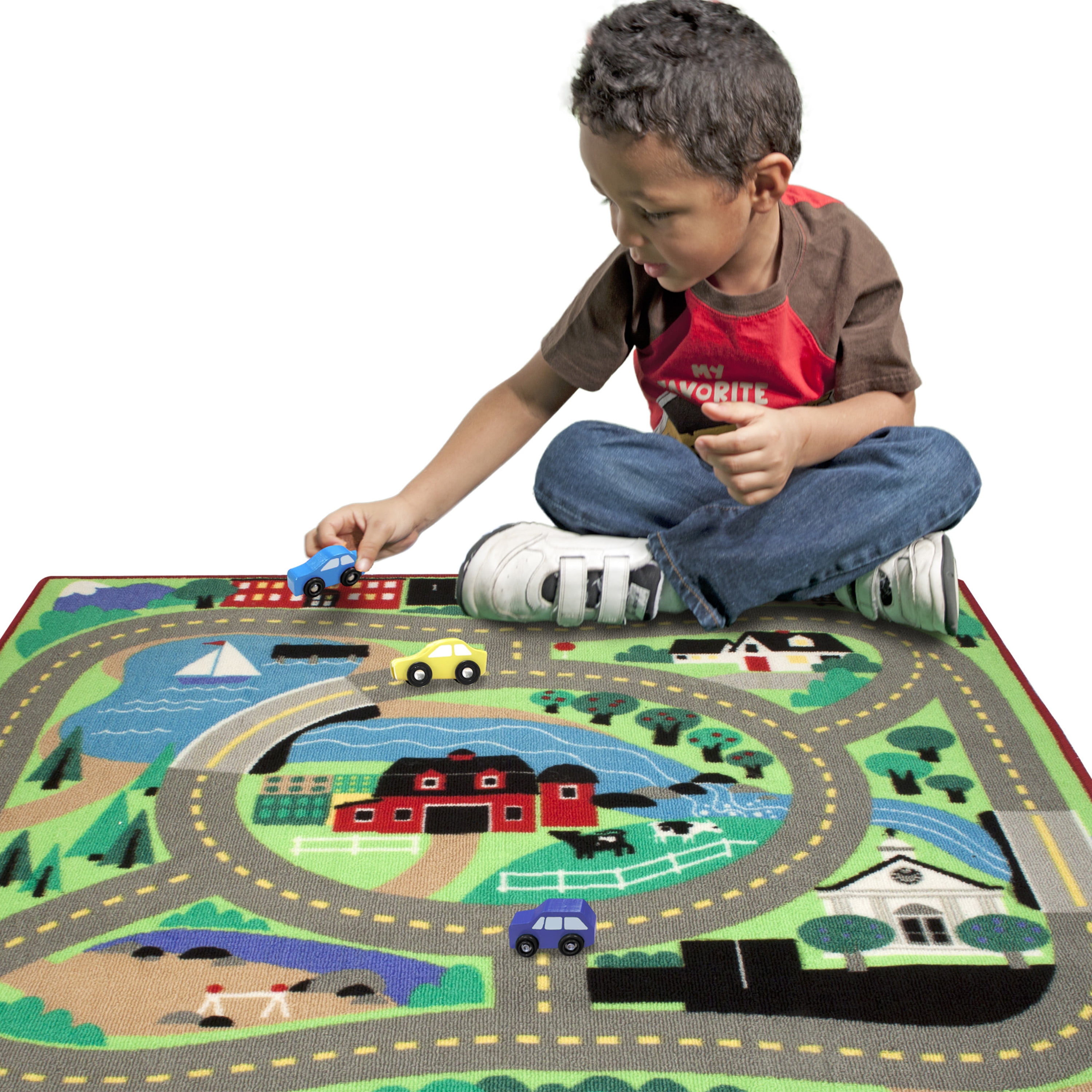 Melissa and doug around the town rug deals