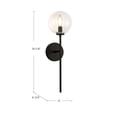 thumbnail image 2 of Alora Lighting WV549101AGCL Cassia 21" Tall Bathroom Sconce - Aged Brass / Clear Glass, 2 of 7