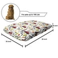 thumbnail image 2 of Farm Pet Bed, Gardener Agriculture Tractor Corn Field Cow Carrot Vegetables Farmhouse Potato, Chew Resistant Pad for Dogs and Cats Cushion with Removable Cover, 24" x 39", Multicolor, by Ambesonne, 2 of 4