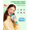 thumbnail image 2 of Micrófono para karaoke BONAOK inalámbrico Bluetooth Q37 Verde, 2 of 6