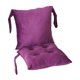 thumbnail image 1 of Cojín para silla, alfombrilla para silla con respaldo, almohadilla decorativa cómoda y ligera para Púrpura, 1 of 9