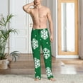 thumbnail image 2 of Sikiie Snowflake Mens Pajama Pants Sleep & Lounge Pants, PJ Bottoms With elastic waistb and Pockets XX-Large, 2 of 6