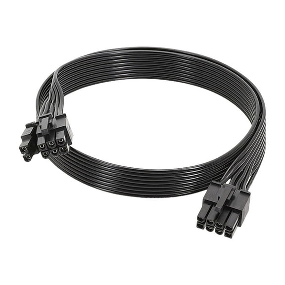 8Pin to 6 2 Pin PCIE Power Cable 100cm Male to Male Cable for Series Graphics Card Support