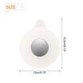 thumbnail image 2 of Uxcell Tub Stopper Silicone Bathtub Drain Stopper Shower Drain Plug Cover, White, 2 of 7