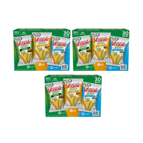 Sensible Portions Garden Veggie Straw Variety Pack (30 pk.) 3PK