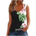 thumbnail image 2 of Aimik Women's Tank Tops Summer Loose Comfortable Sleeveless Crew Neck Fashion Non-Positional Printed Tops, 2 of 4
