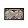 thumbnail image 3 of World Map Vintage Burlwood Serving Tray, 3 of 5