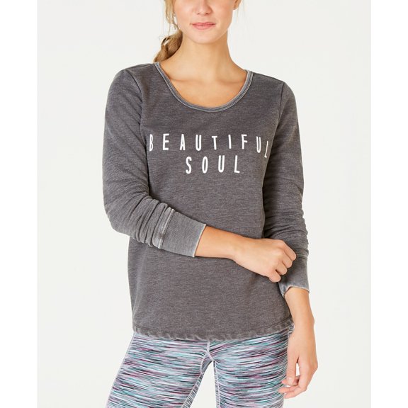 Ideology Womens Graphic V-back Top Size XS