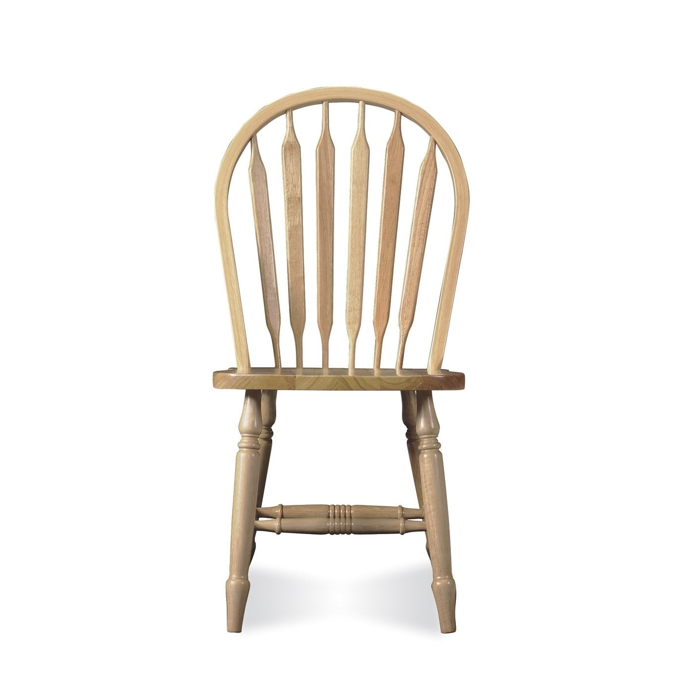 International Concepts Unfinished Solid Wood Dining Chair, Fully Assembled Hardwood Kitchen Seating