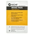 thumbnail image 2 of Niche Brake Pad Set for Arctic Cat 400 Semi-Metallic Snowmobile 519-KPA2231D, 2 of 6