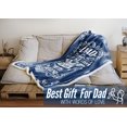 thumbnail image 3 of Gifts for Dad, Dad Gifts Blanket from Daughter Son, Gifts for Dad Who Wants Nothing, Best Dad Ever Gifts Flannel Throw 127cm*152cm, No.1 Dad, 3 of 5