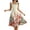 Beige, variant on Women's Square Neckline Sleeveless A-line Dress, Size S-2XL
