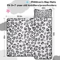 thumbnail image 5 of White and Gray Of Leopard Print Toddler Nap Mats for Kids Preschool,Sleeping Mat Bag or Kids,Toddler Sleeping Bag,Toddler Nap Mat or Daycare, 5 of 6